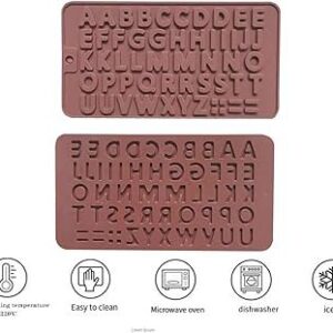 Molde bombones letras dobles