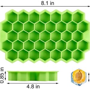 Molde 37 cubitos hexagonales
