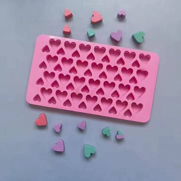 Molde 56 corazones grandes y chicos