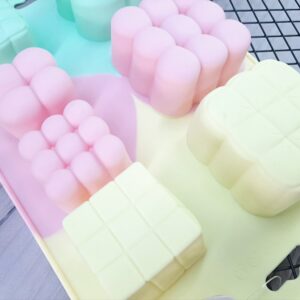 Molde  7 cubos burbujas