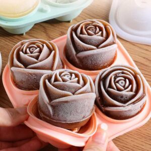 Molde 4 rosas flores