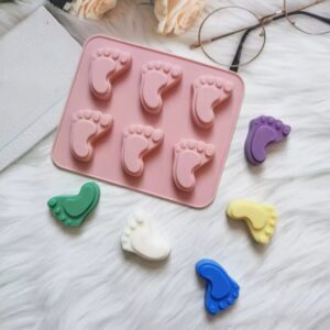 Molde 6 piecitos 4,5cm bebe