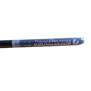 Marcador metalico para resina epoxi negro