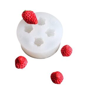 Molde 4 frutillas mini