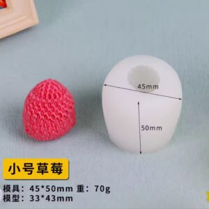 Molde frutilla 3D 4,5cm 26E28