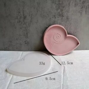 Molde bandeja caracol posavaso borde modelo 2