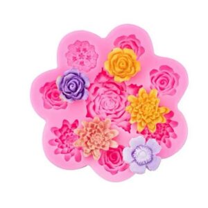 Molde 8 flores