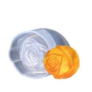Molde flor de rosa 3D 4cm