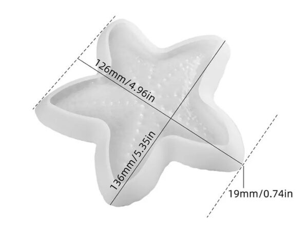 Molde posavaso borde estrella - Imagen 3