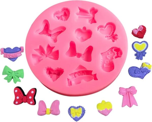 Molde corazones y moños - Imagen 2