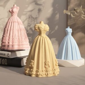 Molde vela vestido grande Z8