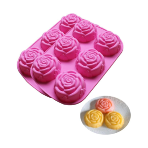 Molde 6 rosas