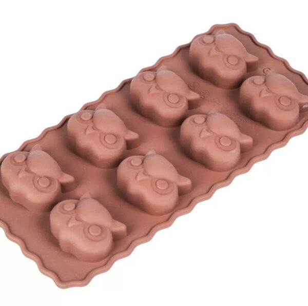 Molde bombones 8 buhos
