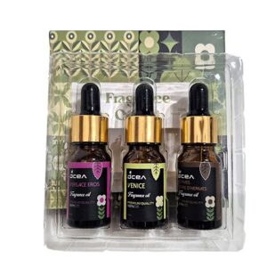 Set 3 esencias aceite aromatico jabon vela