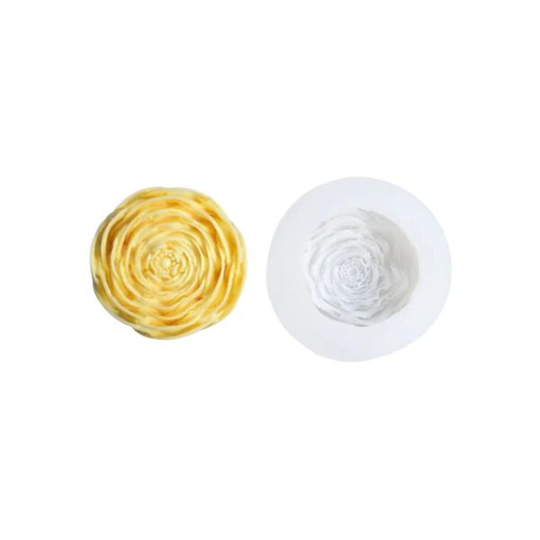 Molde flor individual rosa