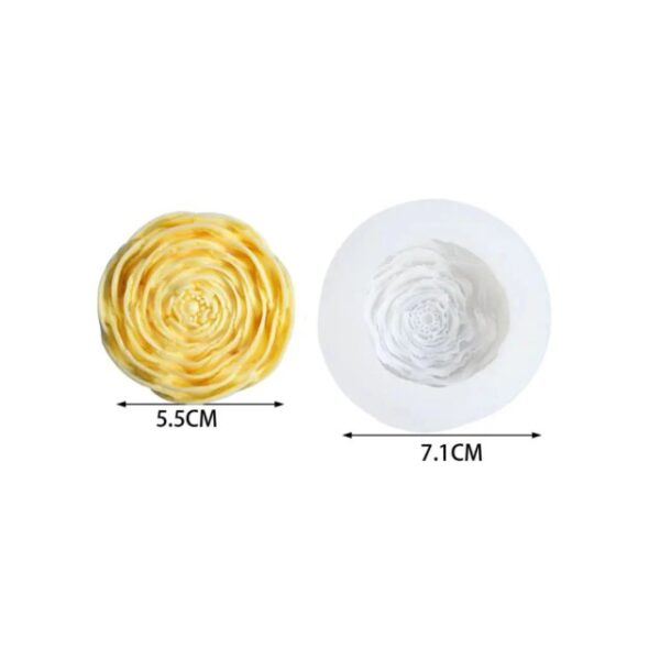 Molde flor individual rosa - Imagen 2