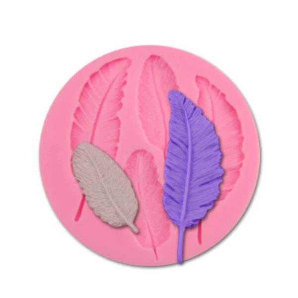 Molde 4 plumas distintos tamaños
