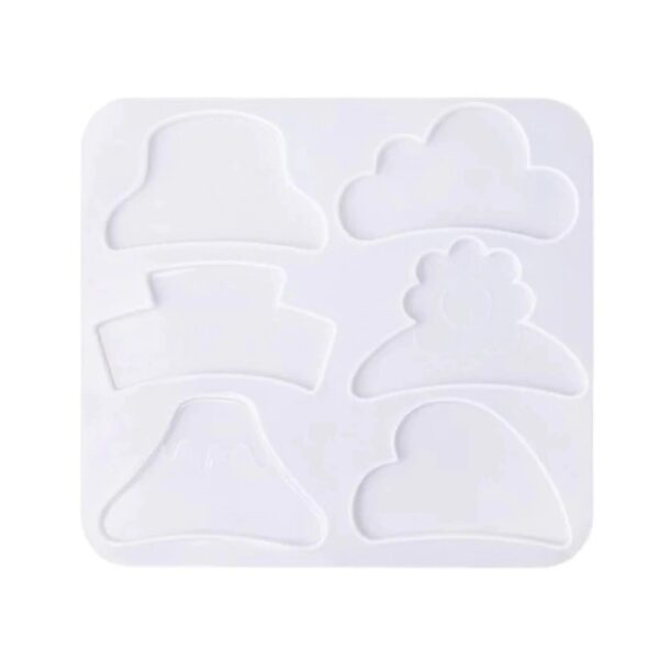 Molde plancha 6 hebillas curva