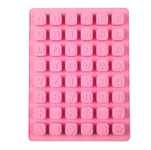 Molde letras y símbolos cubo - Imagen 2