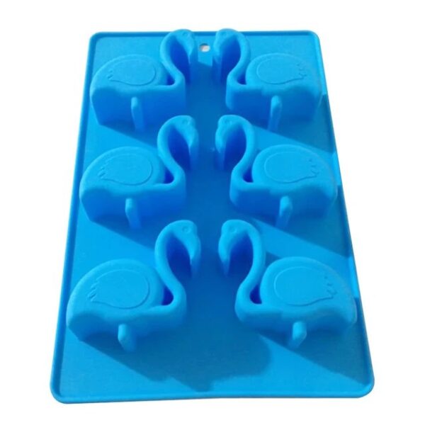 Molde silicona flamencos x 6