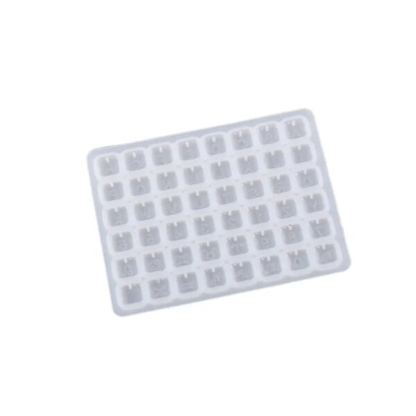 Molde dijes cuadrados con letras
