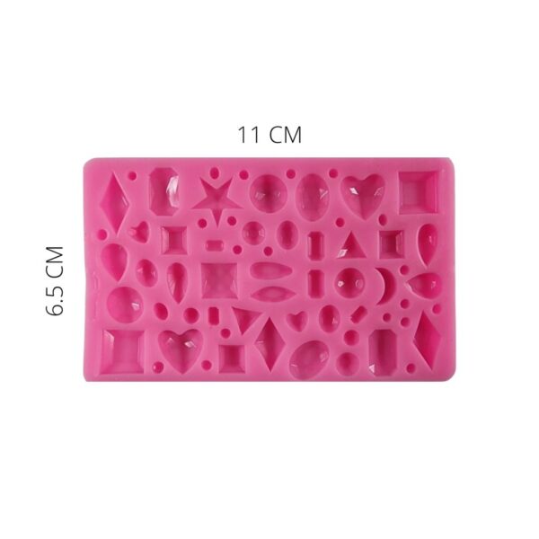 Molde mini cristales