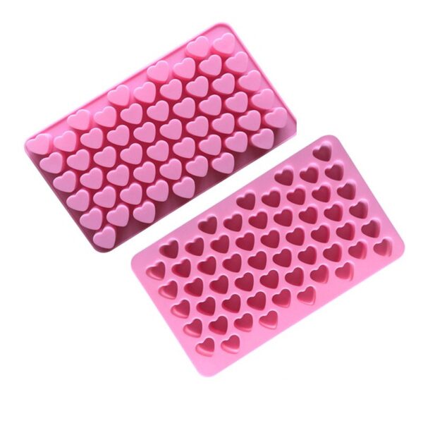 Molde 55 corazones mini gomita