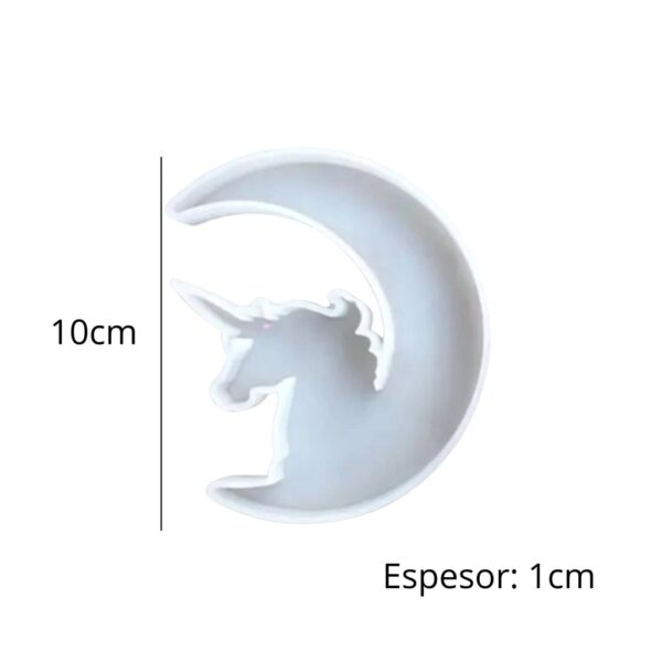 Molde luna y unicornio - Imagen 2