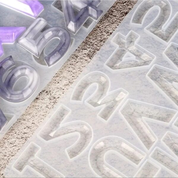 Molde letras facetadas - Imagen 3