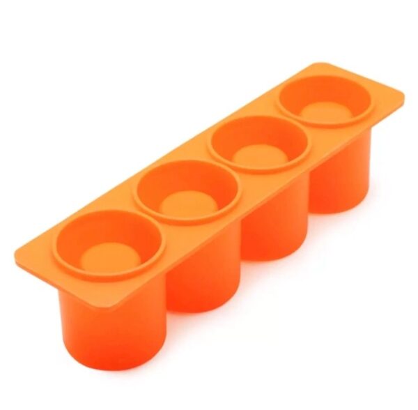 Molde 4 macetas cilindro