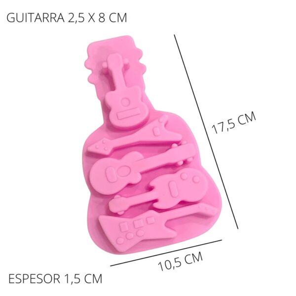Molde 5 guitarras - Imagen 2