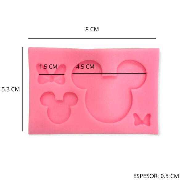 Molde Mickey Minnie - Imagen 2