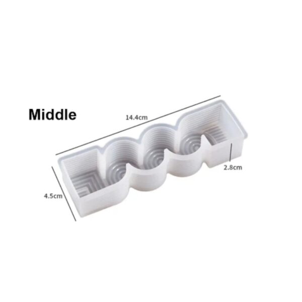 Molde vela con ondas y lineas - Imagen 2