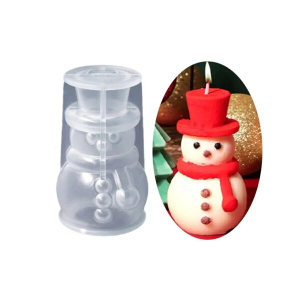 Molde muñeco de nieve Navidad