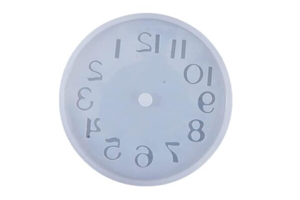 Molde reloj chico 10cm con numeros