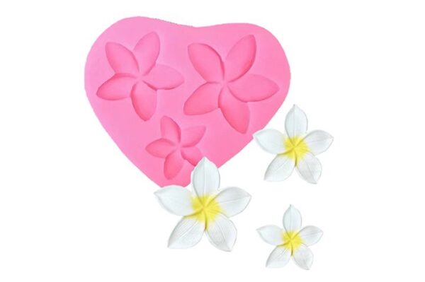 Molde 3 flores jazmin