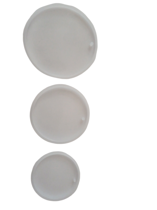 Moldes x3 circulos 10cm 8cm 7cm - Imagen 2