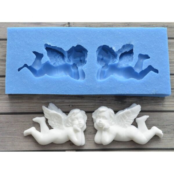Molde 2 angelitos mini