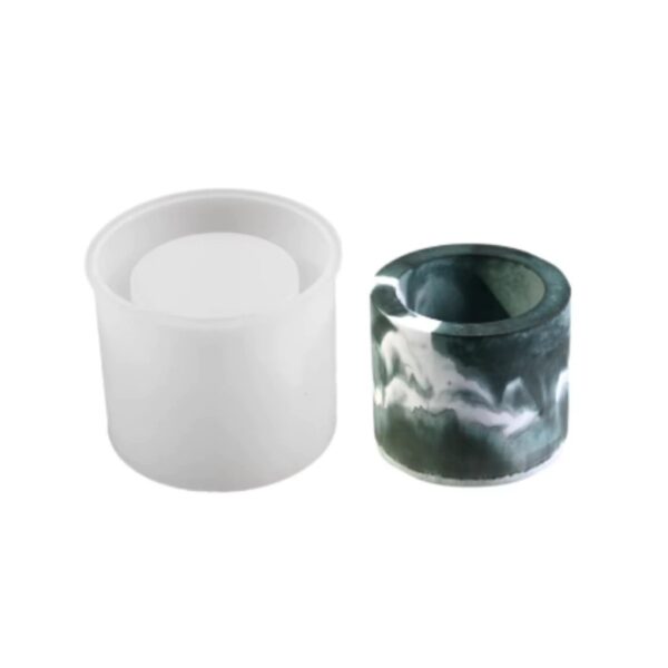 Molde lapicero/portavelas cilindro 8cm
