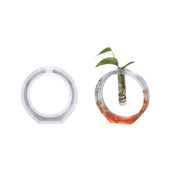 Molde florero para tubo de ensayo circular