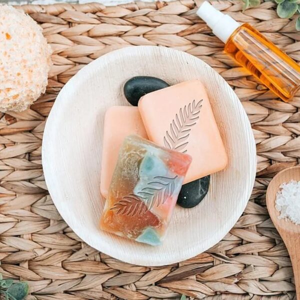 Plancha de silicona flores para sellos jabon vela - Imagen 6