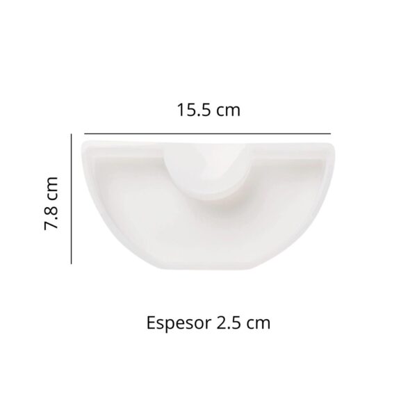 Molde arco invertido vela 15cm - Imagen 3