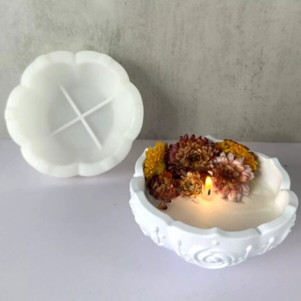 Molde cuenco flor de loto grande