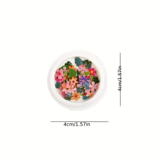 Flores mini lentejuelas unitario vs colores