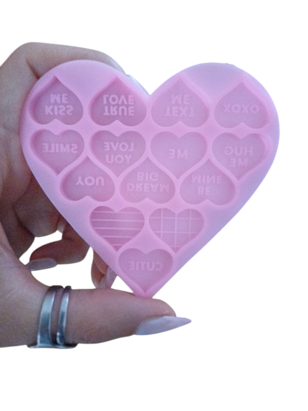 Molde corazones con texto - Imagen 6