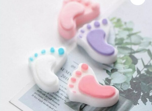 Molde 6 piecitos 4,5cm bebe - Imagen 5