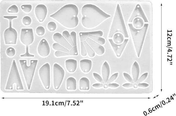 Molde dijes aros formas 2