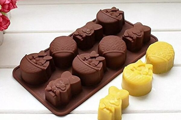Molde 8 figuras de pascua bombones