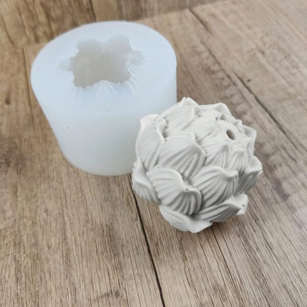 Molde portasahumerio flor de loto