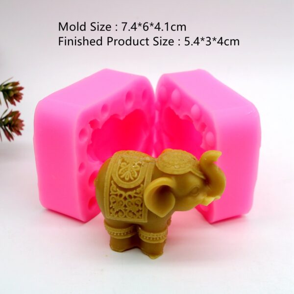 Molde elefante hindu - Imagen 4
